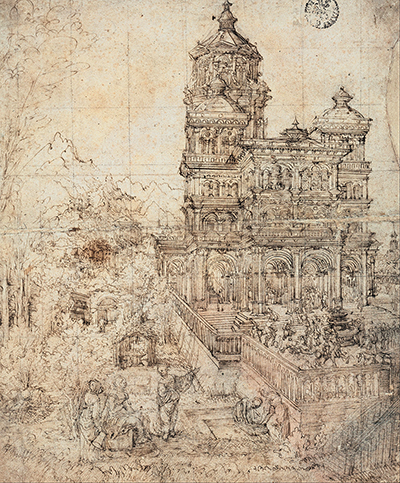 Susanna in the Bath Drawing Albrecht Altdorfer